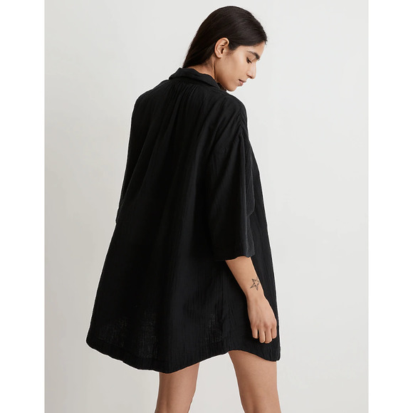 Madewell Black Mini Dress - Picture 3 of 12